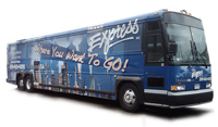 Coach Bus Wraps for Trans Express